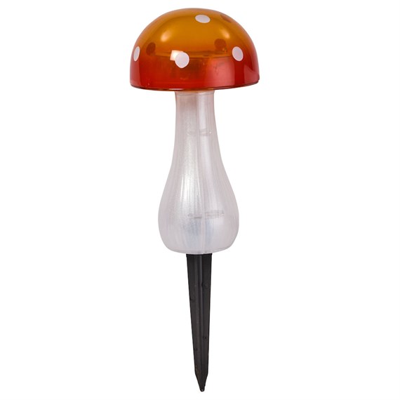 Smart Garden Button Shroom Red Solar Stake Light (1012062)