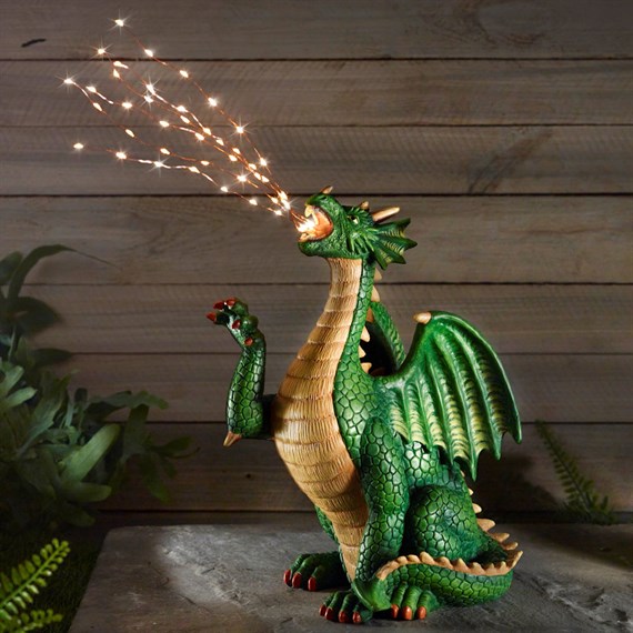Smart Garden Drago Breath Solar Powered Garden Ornament Light (1020944)