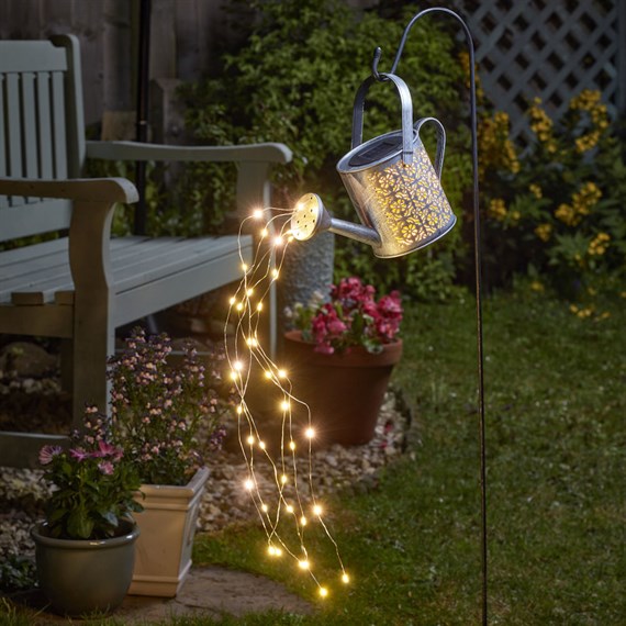 Smart Garden Firefly Decor Watering Can Solar Powered Garden Stake Light (1012067)