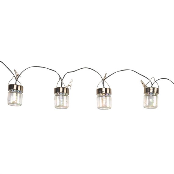 Smart Garden Firefly Opal Jar String Lights Set Of 10 Solar Lights (1060004)