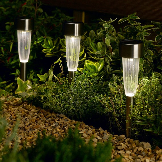 Smart Garden Fluted Solar Powered Marker Garden Path Light Single (1010740)