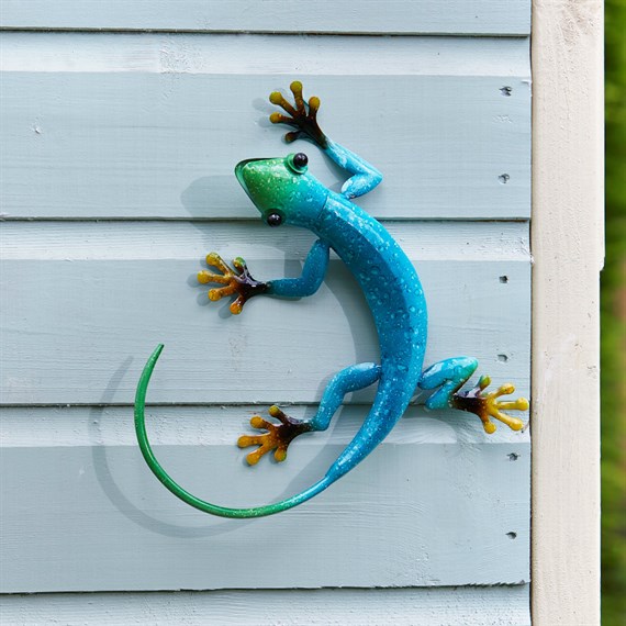 Smart Garden Gecko Metal Wall Art - Azure (5032059)