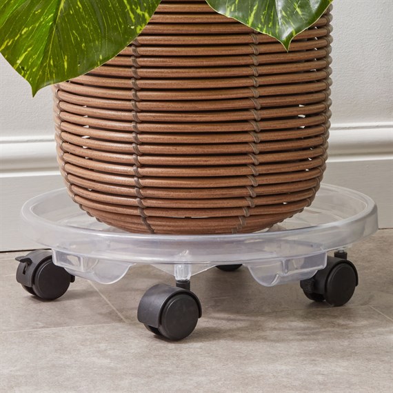Smart Garden Homestyle Clear Pot Caddy 33cm (6070008)