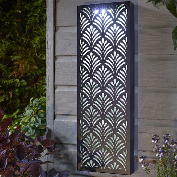 Smart Garden Illumina Light Up Solar Garden Decor Panel - Papyrus (1050041)