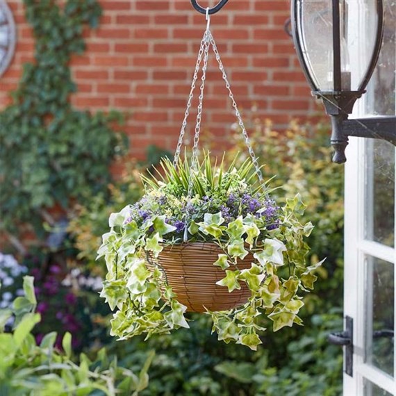 Smart Garden Lilac Bloom 30cm Artificial Hanging Basket (5611009)