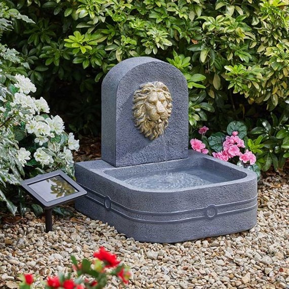 Smart Garden Lions Head Solar Water Feature (1170008)