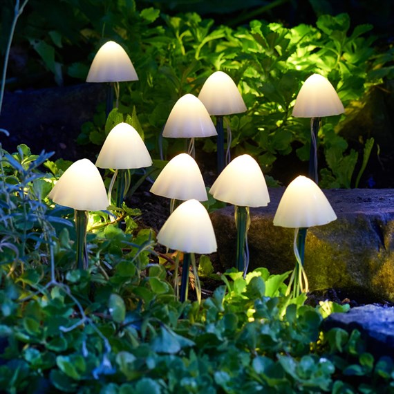 Smart Garden Lumi Shrooms Set of 10 Solar Powered Garden Light (1012064)