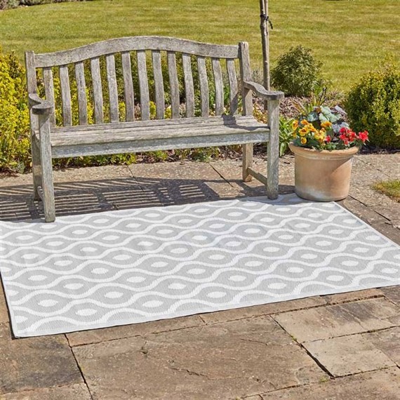 Smart Garden Neptune Slate Outdoor Rug 160x230cm (5540301)