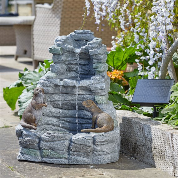 Smart Garden Otter Falls Solar Powered Garden Water Feature (1175005)