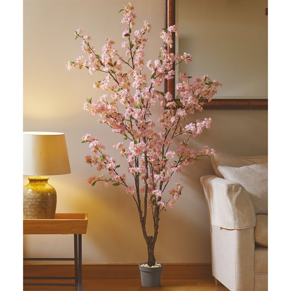 Smart Garden Pink Artificial Potted Cherry Tree 140cm (5607013)