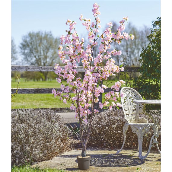 Smart Garden Pink Artificial Potted Cherry Tree 170cm (5607014)
