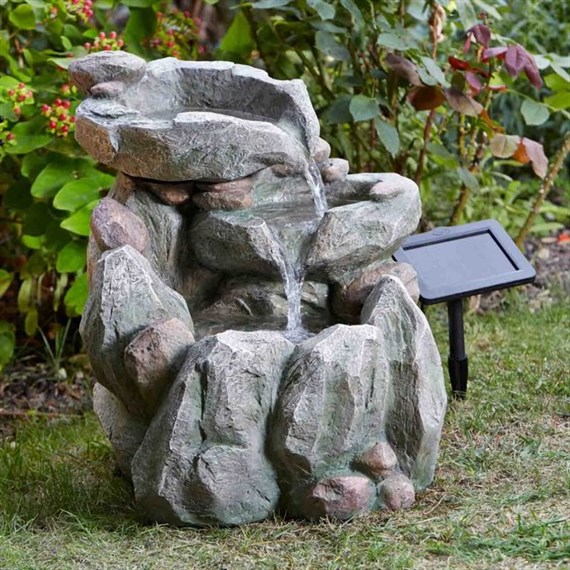 Smart Garden Rock Fall Solar Water Feature Fountain (1170530)