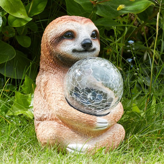 Smart Garden Sloth Sphere Solar Powered Garden Ornament Light (1020935)