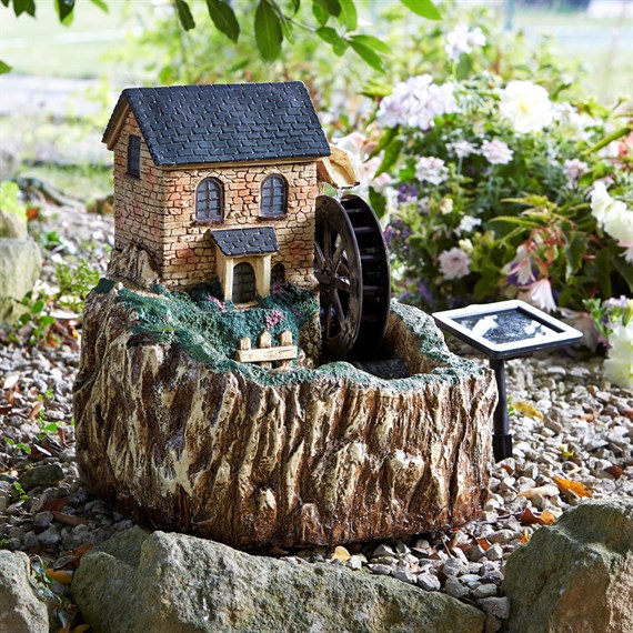 Smart Garden Solar Water Mill Fountain Water Feature (1170001)