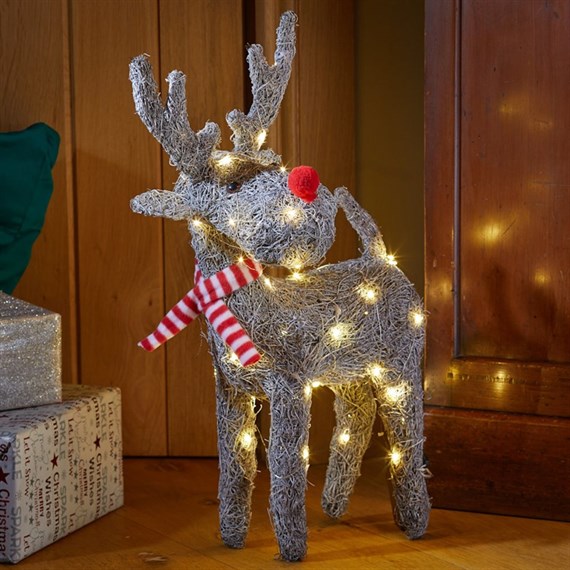 Three Kings 52cm Sparkly Blitzen Light Up Christmas Decoration (2532011)