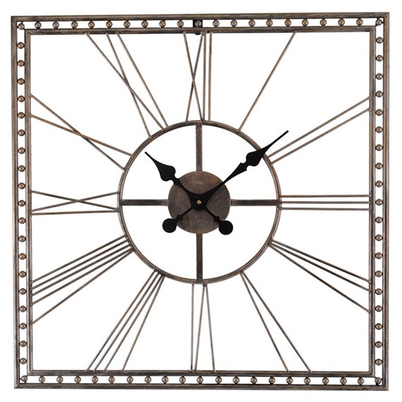 Smart Garden Timesquare 23Inch Skeleton Design Outdoor Clock (5162003)