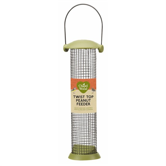 Smart Garden Twist Top Peanut Wild Bird Feeder 30cm (7510005)