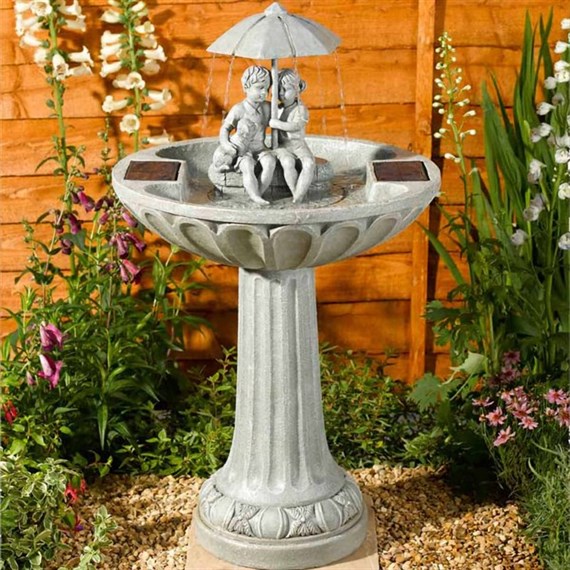 Smart Garden Umbrella Solar Water Feature Fountain (1170420RL)