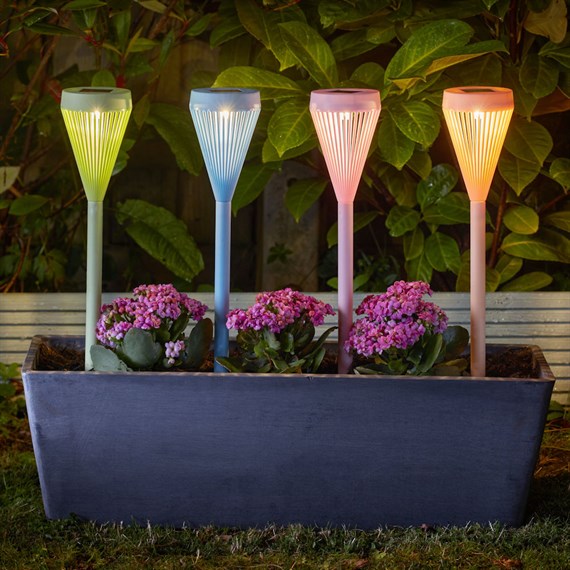 Smart Garden Viva! Colourful Solar Powered Marker Garden Path Lights (1012056)