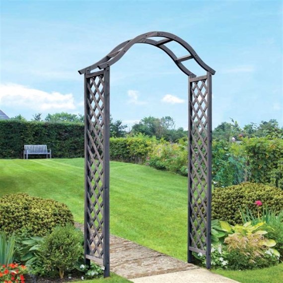 Smart Garden Woodland Garden Arch - Slate 2.21m (4050010)