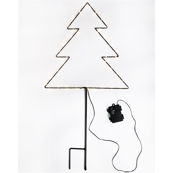 Snowlodge 80cm Christmas Tree LED Stake Decoration (YCHTREELED)