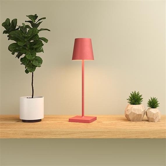 Solar Centre Jour USB Solar Table Light - Antique Pink (SC2321)