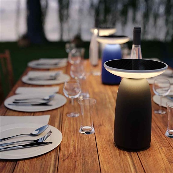 Solar Centre Lancaster Solar Table Lamp - Black (SC2150)