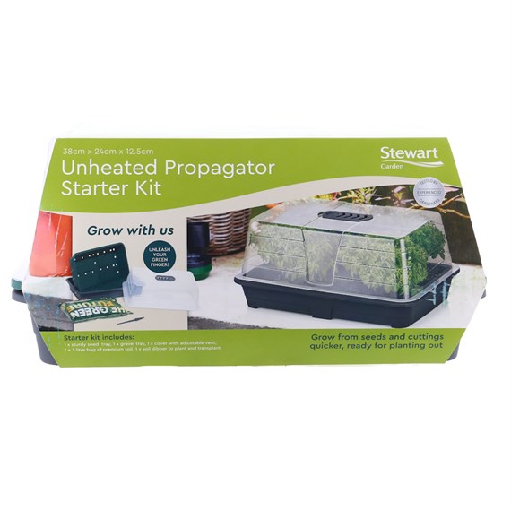 Stewart Garden 38cm Unheated Propagator Starter Kit (823954)