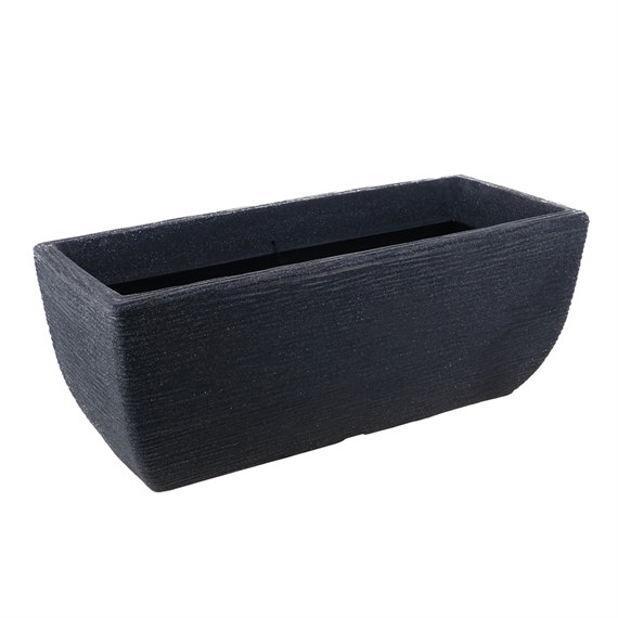 Stewart Garden 60cm Cotswold Planter Trough Millstone Grey (259242)