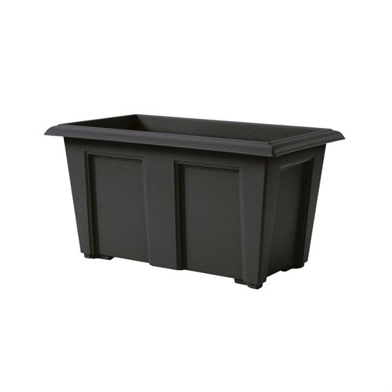Stewart Garden Regency Trough Planter - 50cm - Black (239395)