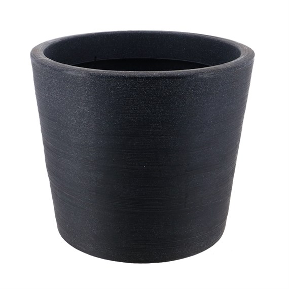 Stewarts 40cm Varese Low Planter Millstone Grey (259244)