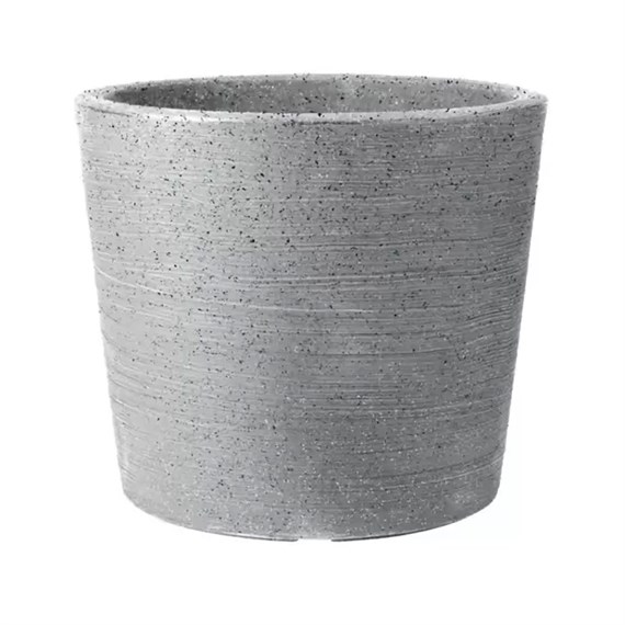 Stewart Garden 40cm Varese Low Planter Alpine Grey - Alpine Grey (253105)