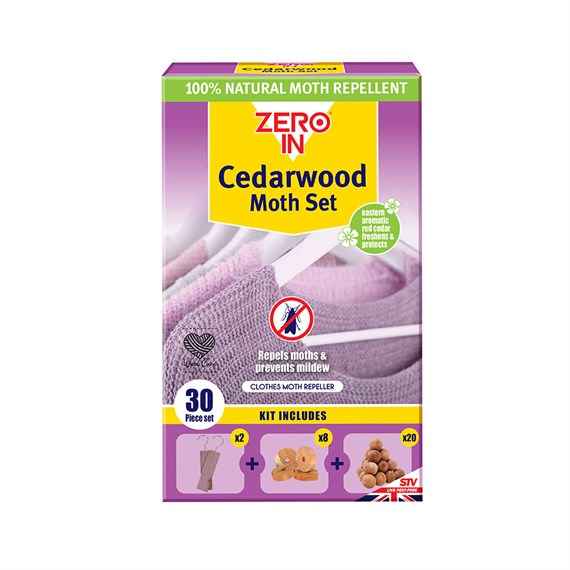 STV Zero Cedarwood Moth Repellent Set