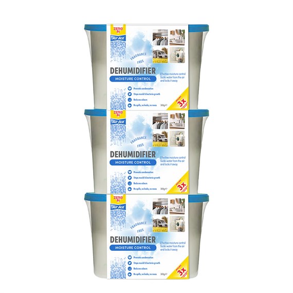 STV Zero Compact Dehumidifier - 3-Pack - 250ml