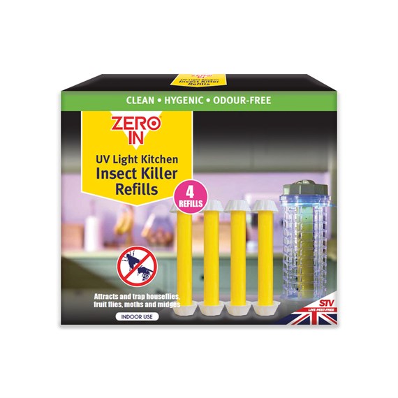 STV Zero UV Kitchen Insect Killer Refills - 4 Pack