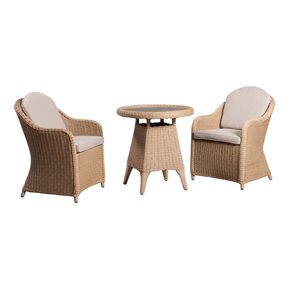 Sunnii Sardinia Beige Outdoor Garden Furniture Bistro Set