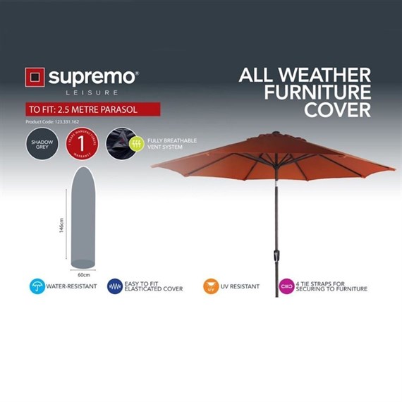 Supremo 2.5M Parasol Garden Furniture Cover (123.331.162)