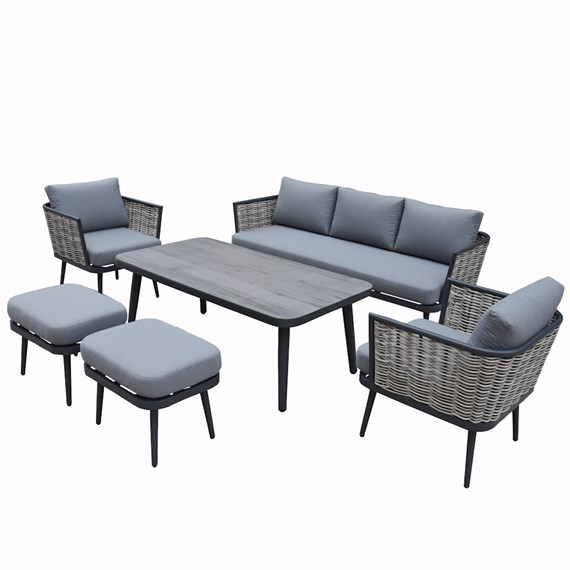 Supremo Ascot Deluxe Lounge Outdoor Garden Furniture Set