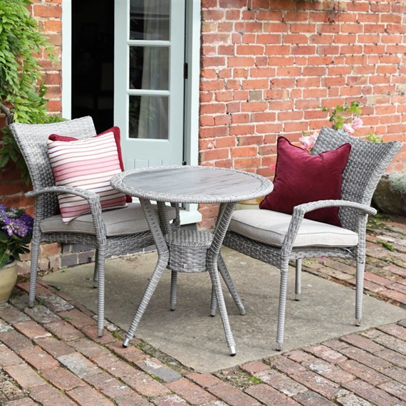 Supremo Athena 2 Seat Bistro Outdoor Garden Furniture Set (765934)