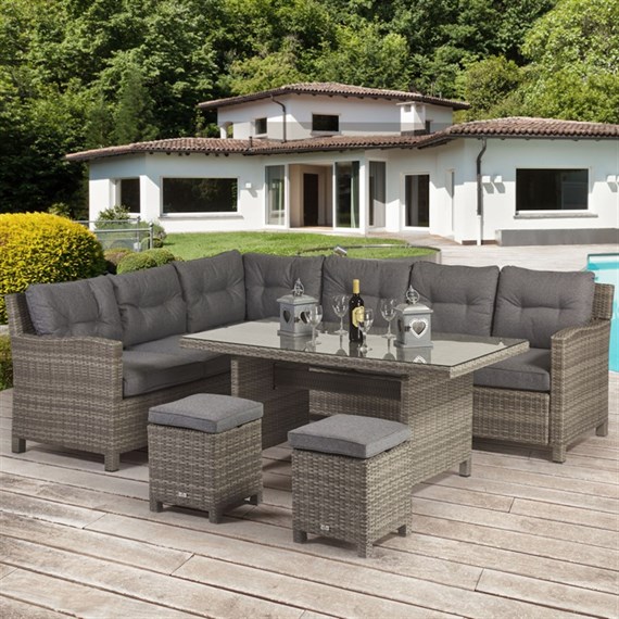 Supremo Barcelona Modular Outdoor Garden Furniture Dining Set (715372)