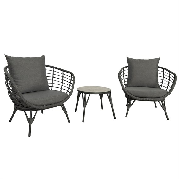 Supremo Bray Bistro Outdoor Garden Furniture Set