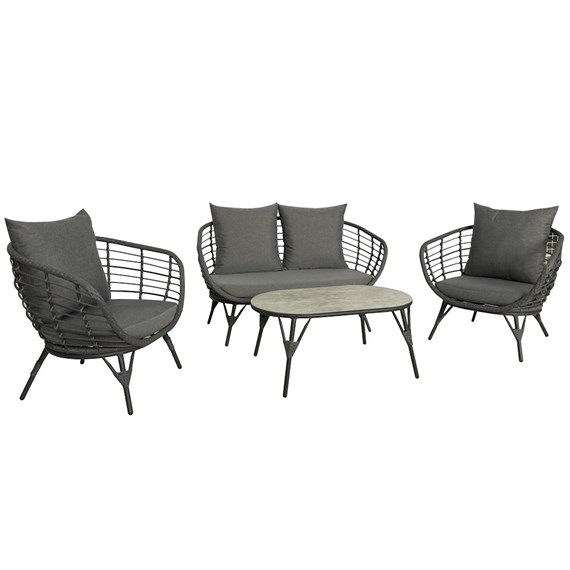 Supremo Bray Lounge Outdoor Garden Furniture Set