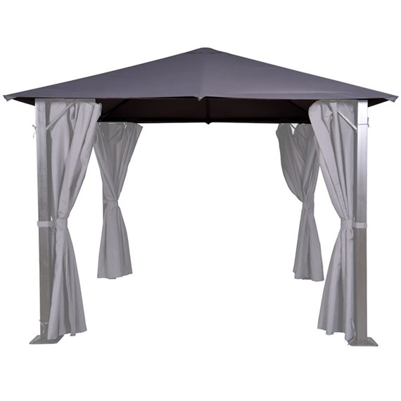 Supremo Marbella Gazebo Canopy Replacement Grey 3m (MAR.S3x3>RF.G)