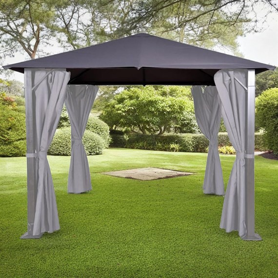 Supremo Marbella Gazebo Canopy Replacement Grey 3x4m (MAR.S3x4)