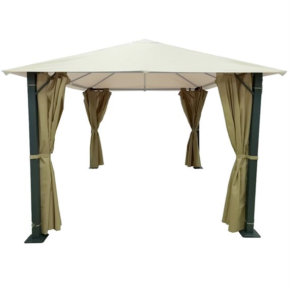 Supremo Marbella Gazebo Curtain Pack Taupe 2.5m (MAR.S25.CUR.T)