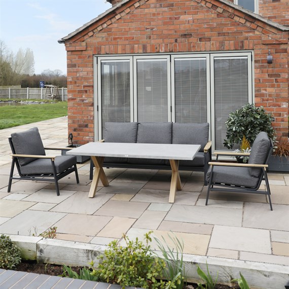 Supremo Polperro Lounge Dining Outdoor Garden Furniture Set