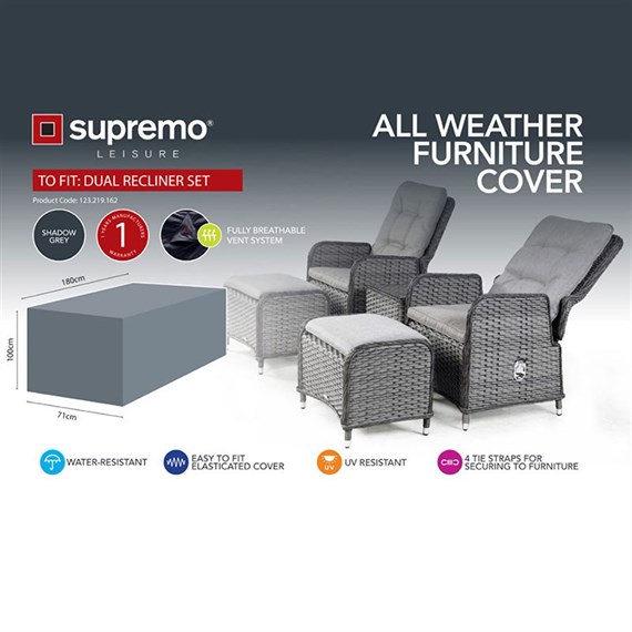 Supremo Recliner Set Garden Furniture Cover (123.219.162)