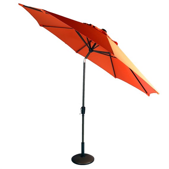 Supremo Riviera 2.5m Deluxe Crank Parasol in Orange (R2.5(9)O)