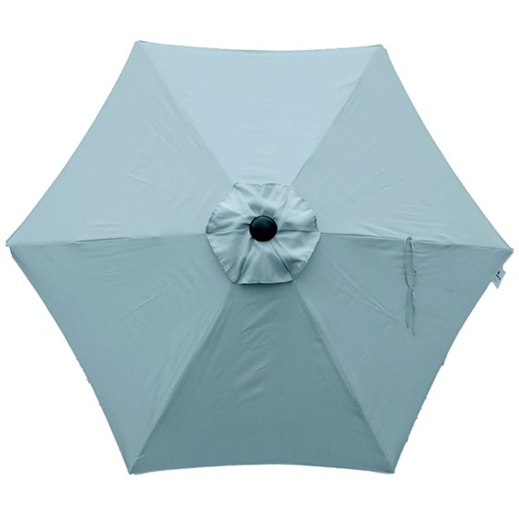 Supremo Riviera 3.0m Deluxe Crank Parasol in Duck Egg Blue (R3.0(9)DEB)