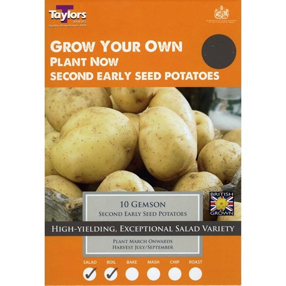 Taylors Bulbs Seed Potatoes Gemson (10 Pack) (VP446)